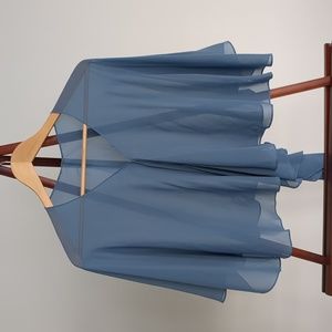 David's Bridal short chiffon wrap